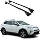 Omtec Omac Barres De Toit Pour Toyota Rav4 Iv 2013-2018 – Tüv / Din 75302:2019 – Antivol Inclus – Charge Max 75 Kg – 2 Barres Noir