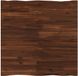 vidaXL Plateau de table 80 x 80 x 3,2 cm Brun foncé