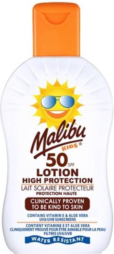 Malibu Kids Zonnebrand Lotion SPF 50 100 ml