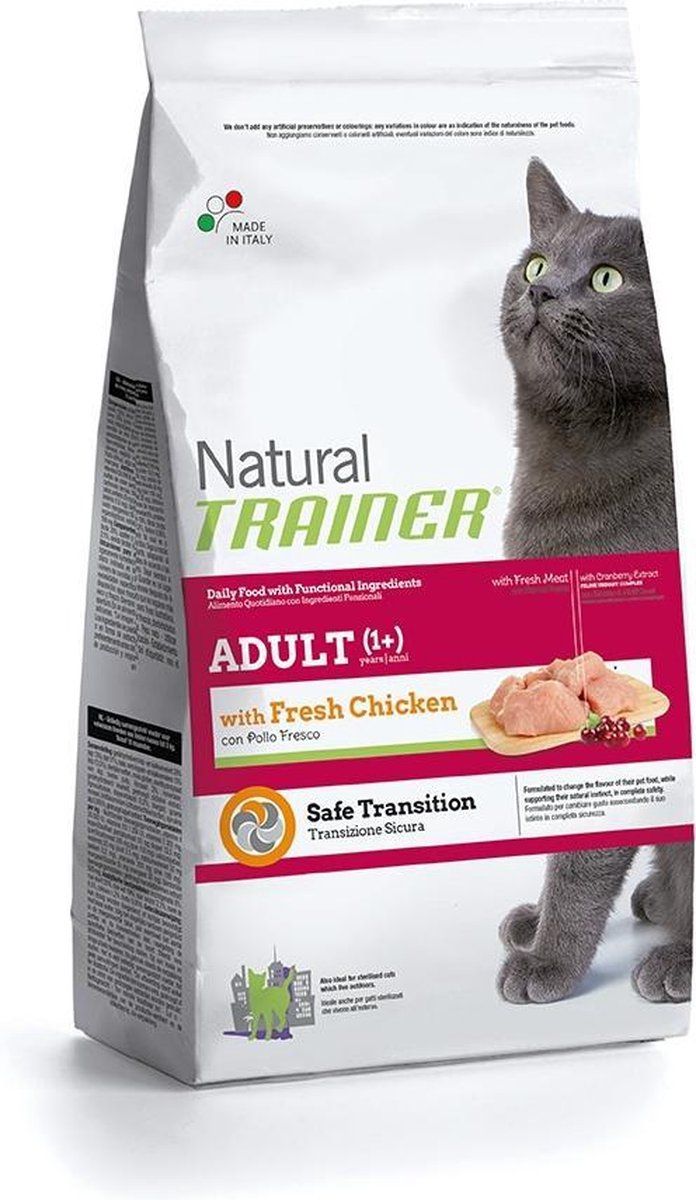 Trainer Natural - Chicken - Kattenvoer - 1,5 kg - Hoog Vleesgehalte