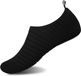 Vinatio Handels GmbH Chaussures de yoga d'intérieur - Chaussures de plage à séchage rapide - Chaussures de natation légères - Convient pour la natation à la plage, le surf, les exercices de yoga - 1 paire - Noir