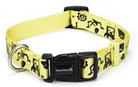 Beeztees Halsband monster geel 35-50cm