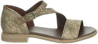 Think! Kamaa (aperto) Teenslipper Dames Leer Taupe/Effekt Maat 40