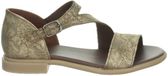 Think! Kamaa (aperto) Teenslipper Dames Leer Taupe/Effekt Maat 40