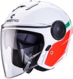 Caberg Soho Zephir Jethelm - Maat L - Groen/Rood/Wit