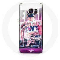 Maniacase Hoesje voor Samsung Galaxy S7 Edge Formule 1 Sergio Pérez F1 coureur