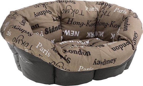 Ferplast Hondenkussen Sofa - 52 x 39 cm - Fluweel/Polyester - Beige