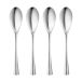 Georg Jensen Cuillère à café Cobra, Set de 4, Acier inoxydable