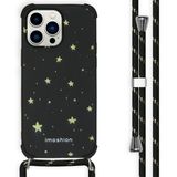 imoshion Design hoesje met koord voor de iPhone 14 Pro Max - Sterren - Goud