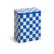 HAY Bocal Tin Container grand Bleu-blanc cassé