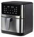 Friteuse à air chaud 8 litres écran tactile LED 1800 watts argent