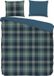 Pure dekbedovertrek geruite print - Lits jumeaux 240x200/220 cm - Multi - Microvezel