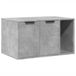 vidaXL Kattenbakkast - 80x50x45 cm - bewerkt hout - betongrijs