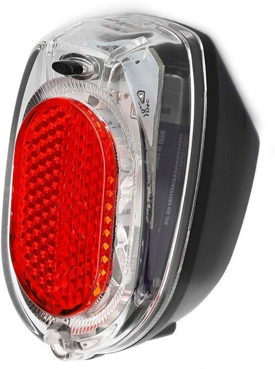 Tom Achterlicht Tunnel Led Batterij Rood