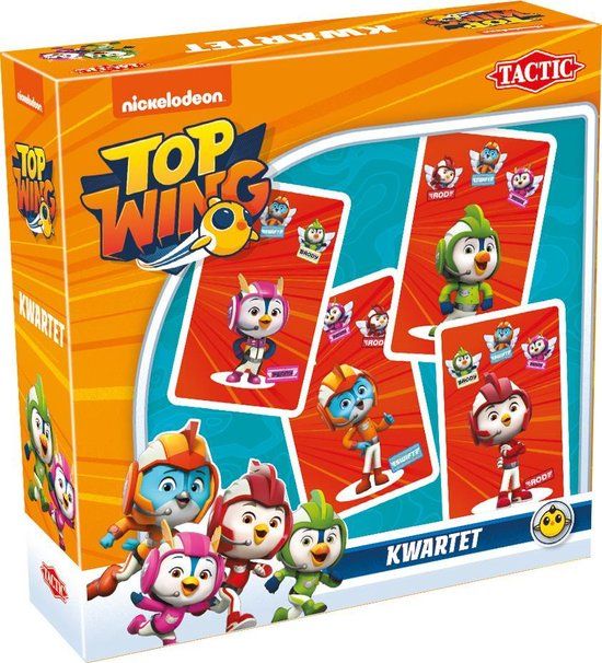 Tactic Top Wing Kwartet - Kwartetspel - 4+ jaar