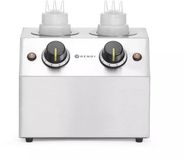 HENDI Dubbele sauswarmer – roestvrij staal – 1,3L – instelbare temperatuur – 220-240V – 400W