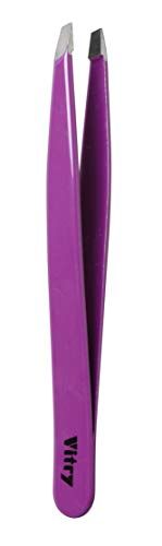 Vitry Professionele Haarverwijderingspincet - Schuin - Lila - 20 stuks