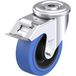 Blickle LER-POEV 100R-FI-SB Plaatstalen zwenkwiel Wieldiameter: 100 mm Draagvermogen (max.): 150 kg 1 stuk(s)
