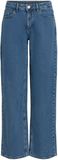 VILA Straight fit jeans VILISA low-waist blauw