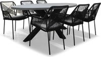 BUITEN living Stockholm/Seville dining tuinset 7-delig