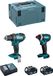 MAKITA Set DLX2127TJ (DDF482 + DTD152 + 2 x 5,0 Ah accu's + DC18RC lader + MAKPAC 3 opbergkoffer)