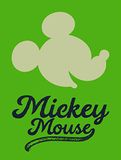 Disney Komar Disney muurschildering Mickey Mouse Green Head kinderkamer babykamer decoratie kunstdruk 30x40cm WB037-30x40