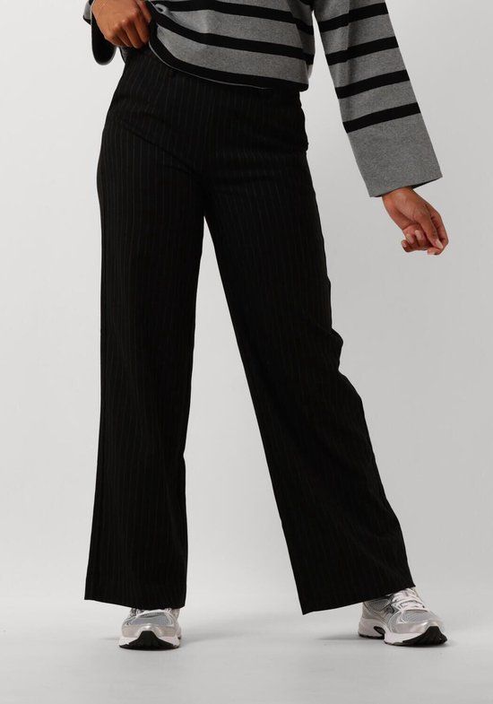 OBJECT Objlisa Wide Pant Broeken Dames - Zwart - Maat 40