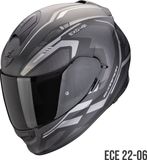 Scorpion EXO-491 KRIPTA Casque intégral - Noir/Argent - Taille XXL