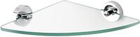 Geesa Luna Hoekplanchet - Glas - Chroom - 27 cm