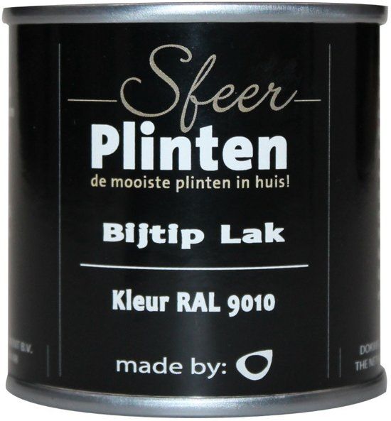 Rigostep Sfeerplinten bij-tip-lak RAL 9010 - 100 ml