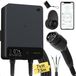 depow Borne de recharge 7,4kW 32A 1 phase - Wallbox avec APP - 7,5 mètre câble Type 2 fixe - Station de recharge pour VE avec disjoncteur différentiel Type B et protection IP54 - pour BEV/PHEV - Noir