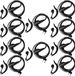 Retevis R111 headset, G-Form oordopjes met instelbaar volume. Compatibel met walkie-talkies RT24, RT21, RT22, RT27, RT617. Set van 10 stuks