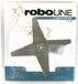 Roboline 4 platte tanden mes voor robotmaaiers