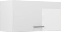 Vicco Hangkast R-Line, Wit Hoogglans/Wit, 80 cm Plat