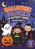 Halloween Colouring & Activity Book: Cute Halloween Colouring Pages, Mazes, Word Searches, I Spy, Puzzles and Fun Activities for Kids Ages 4–8