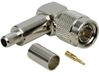 Tru Components TNC-connector Stekker, haaks 50 Ω 1 stuk(s)