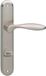 Intersteel Van Leeuwen Deurkruk George op schild met sluiting nikkel mat 63 mm