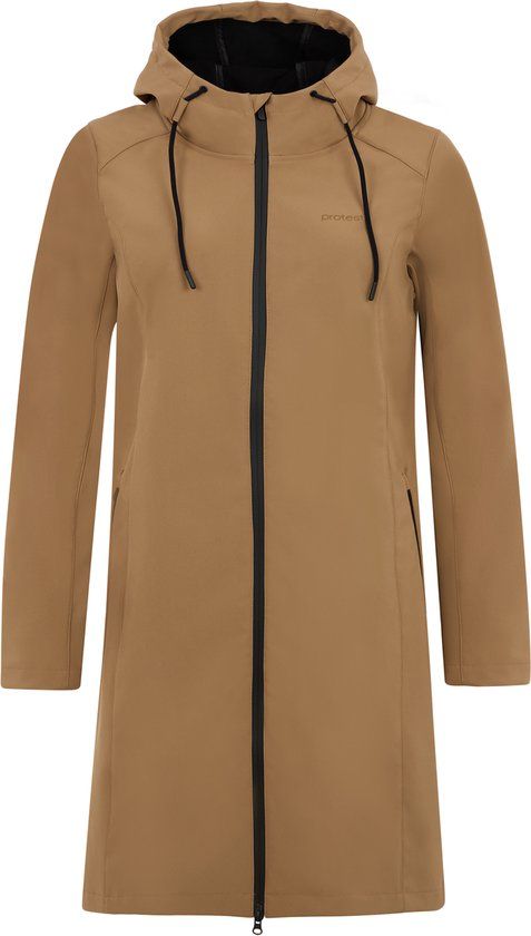 Protest PRTEris Softshell Jas Dames Sandy Brown