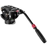NEEWER Videostatief vloeistofkop met snelkoppelingsplaat, telescopische handgreep en geschaalde basis (75 mm dia.) Heavy Duty, maximale belasting 17,6 lb/8 kg voor videocamera's en DSLR-camera's