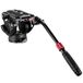 NEEWER Videostatief vloeistofkop met snelkoppelingsplaat, telescopische handgreep en geschaalde basis (75 mm dia.) Heavy Duty, maximale belasting 17,6 lb/8 kg voor videocamera's en DSLR-camera's