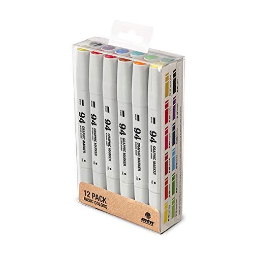 Montana-Colors MTN 94 Graphic Marker Pack 12 Hand - 8427744369224