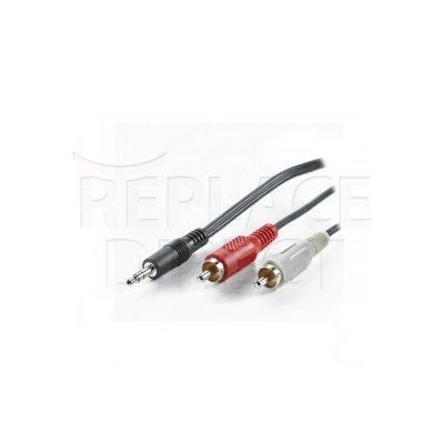 Adj AV kabel 1 x 3.5mm + 2 RCA 1,5 meter 300-00005