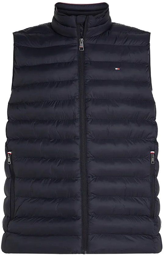 Tommy Hilfiger CORE PACKABLE GERECYCLED VEST - Donkerblauw - 3XL