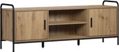 vidaXL Meuble TV 133 x 33 x 50 cm Chêne artisanal Bois traité