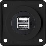 Berker 12 V USB stopcontact antraciet