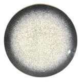 HOME DECO FACTORY - KA0707 - ELYSIA 12-Delige Keramische Serviesset - Inclusief 4 Diepe Borden, 4 Dinerborden en 4 Dessertborden - Elegant en Verfijnd Ontwerp - Wit Grijs
