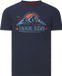Jan Vanderstorm heren T-shirt - 60/62 - donkerblauw - Plus Size