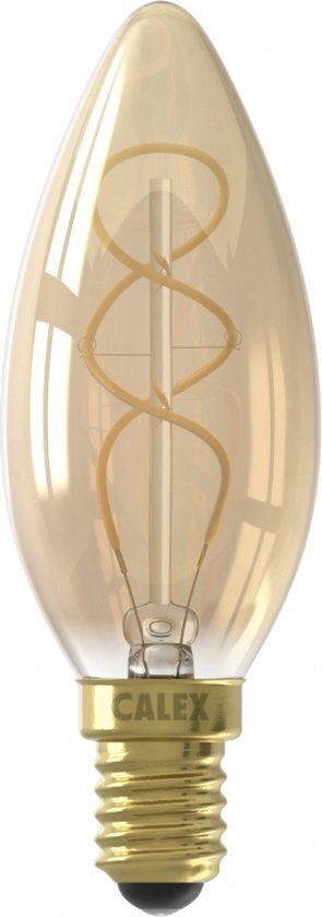 Calex Lichtbron B Kaars - Glas - Goud - 0 x 0 x 0 cm (BxHxD)