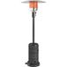 Parasol chauffant à gaz portable 11 kW pour terrasse extérieure, chauffage réglable 3 niveaux, 82x82x223 cm, noir, idéal pour jardin et balcon.
