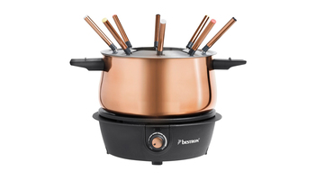 Bestron AFD850CO Fonduepan - Koper - 8 Personen - 1.5L - Vaatwasserbestendig